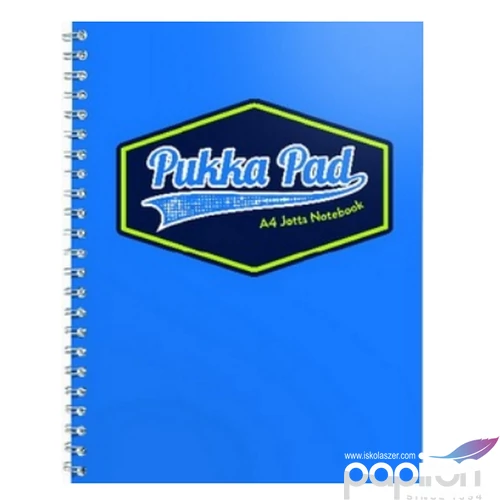 Spirálfüzet A4 Pukka Pad Jotta Pad Vision, 200 oldalas vonalas, karton borító, kék