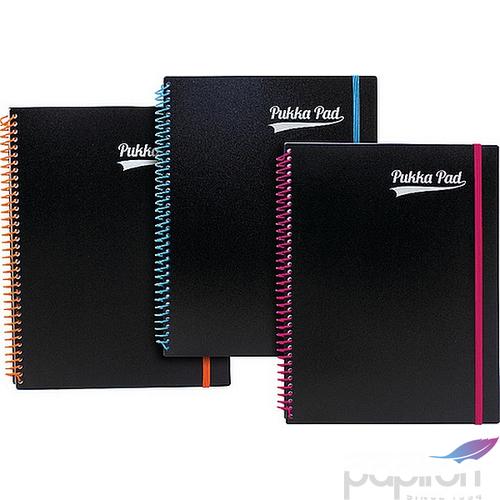 Spirálfüzet A4+ Pukka Pad Neon Notepad 100lap vonalas Irodai füzet Pukka Pad 7662-PPN
