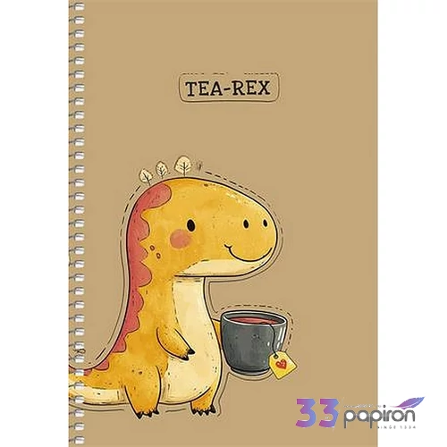 Spirálfüzet A5 sima 96 lap SHKOLYARYK állatok vegyes