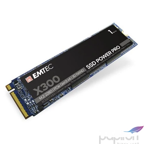 SSD (belső memória) 1TB M2 NVMe 3300/2200 MB/s EMTEC X300