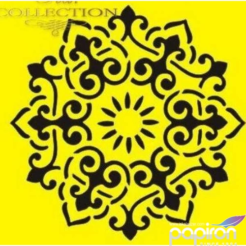Stencil sablon 16x16cm ITD-ST0131A