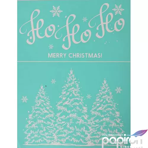 Stencil sablon 215x275mm Ho Ho Ho