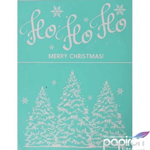 Stencil sablon 215x275mm Ho Ho Ho