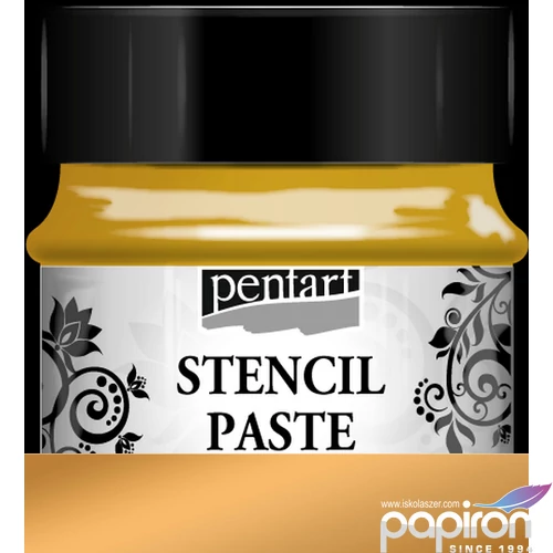Stencilező paszta 50ml Pentart bronz