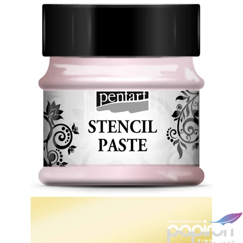 Stencilező paszta gyöngyház 50ml Pentart vanília