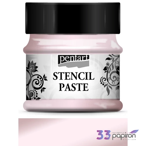 Stencilező paszta gyöngyház 50ml Pentart vattacukor