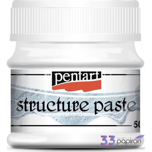 Struktúrpaszta 50ml Pentart fehér 7651