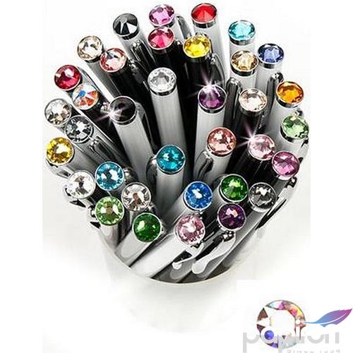 Swarovski toll E. fekete testű Opál Kristály Gravírozható Made With Swarovski Elements