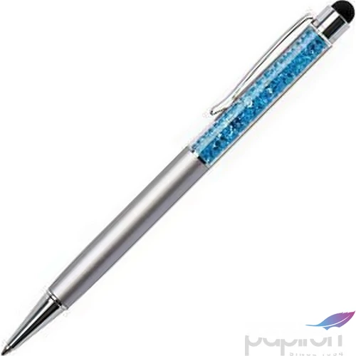 Swarovski toll ezüst testű 20 Aquakék Kristályokkal - Touch Made With Swarovski Elements