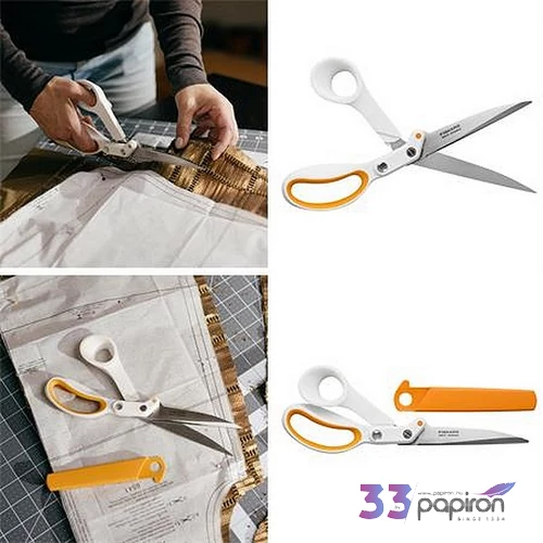 Szabóolló 25cm FISKARS Amplify fehér