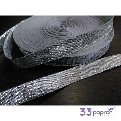 Szalag 15mm x 50m ezüst