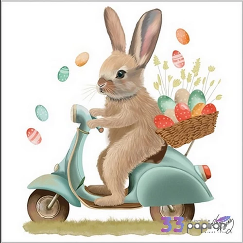 Szalvéta 25x25cm Bunny Dash, 20db-os