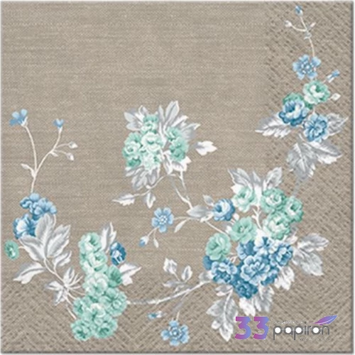 Szalvéta 25x25cm Peaceful Garden 20 db-os