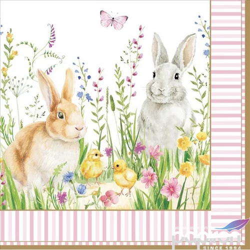 Szalvéta 33x33cm 20db-os, Happy Easter