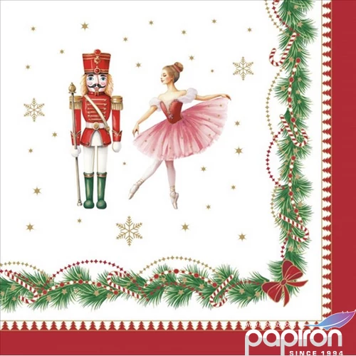 Szalvéta 33x33cm 20db-os, Magie de noel