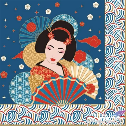 Szalvéta 33x33cm 20db-os, Tokyo 
