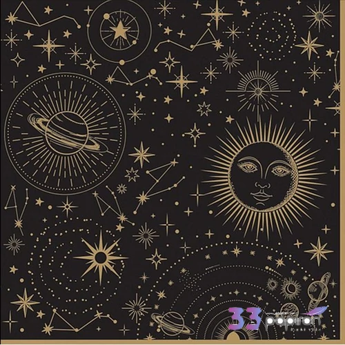 Szalvéta 33x33cm Celestial,20db-os
