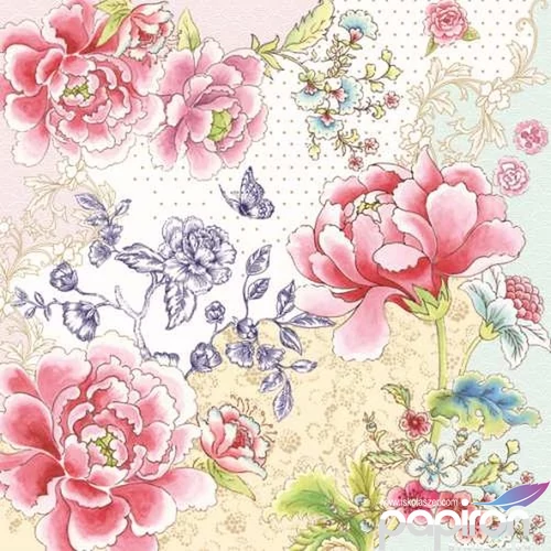 Szalvéta 33x33cm Chinoiserie,20db-os