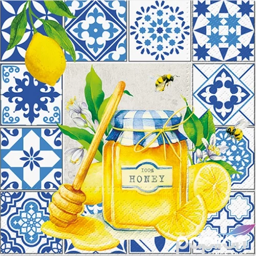 Szalvéta 33x33cm Citrus And Honey 20 db-os