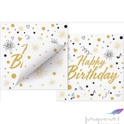 Szalvéta 33x33cm Double Design Party Invitation 20db-os 