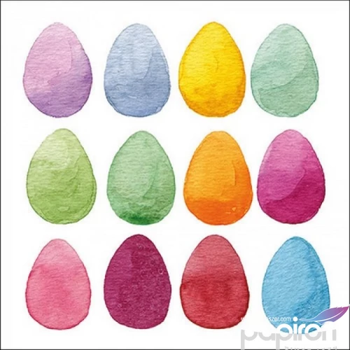 Szalvéta 33x33cm Easter Eggs 20db-os