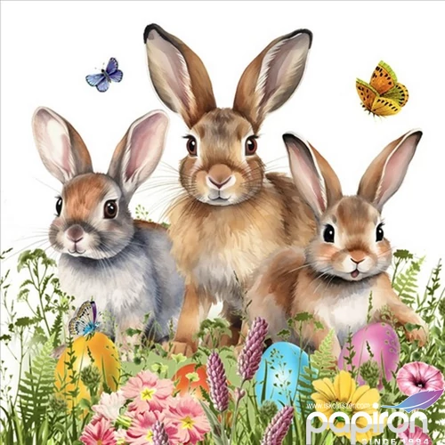 Szalvéta 33x33cm Easter Hello 20db-os