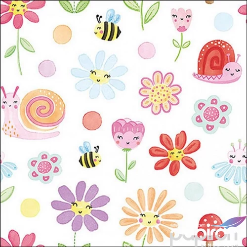 Szalvéta 33x33cm Fantasy Garden 20db-os