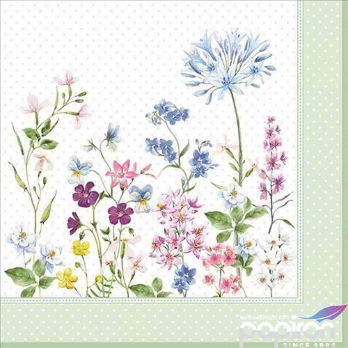 Szalvéta 33x33cm Floraison, 20db-os