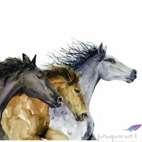 Szalvéta 33x33cm Hoof Beats 20db-os
