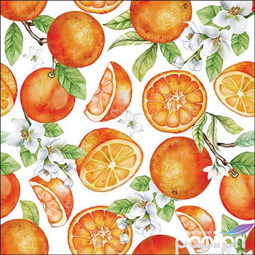 Szalvéta 33x33cm Juicy oranges 20db-os