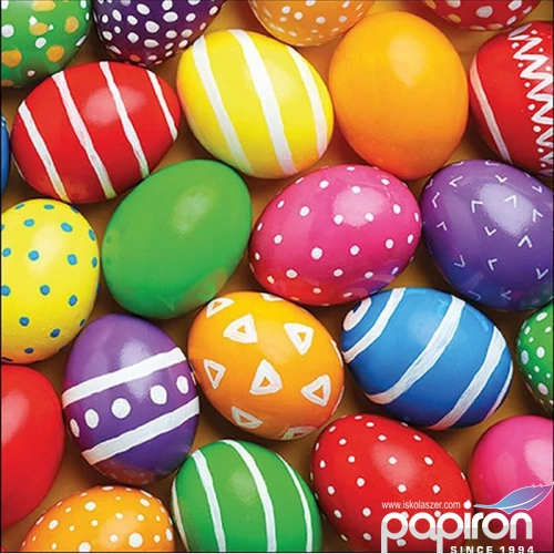 Szalvéta 33x33cm Painted Easter eggs 20db-os