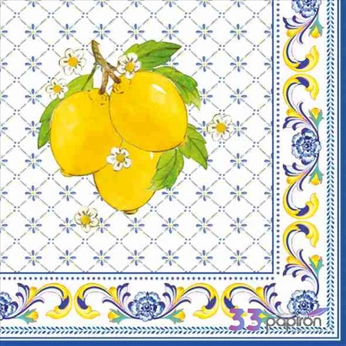 Szalvéta 33x33cm Positano,20db-os