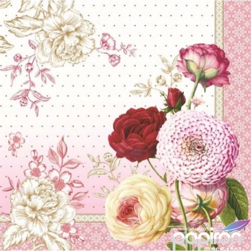 Szalvéta 33x33cm Renaissance, 20db-os