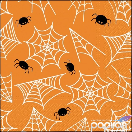 Szalvéta 33x33cm Spider'S Web 20db-os 