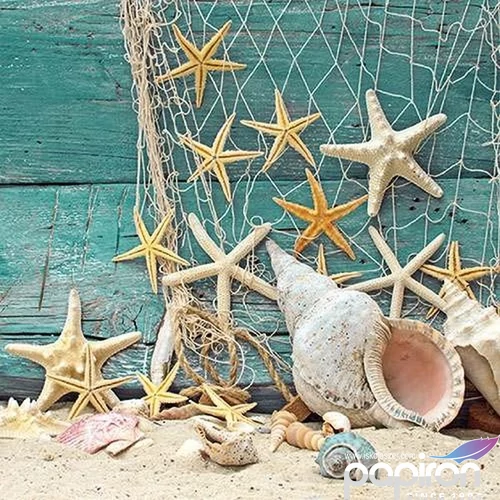 Szalvéta 33x33cm Starfish 20db-os