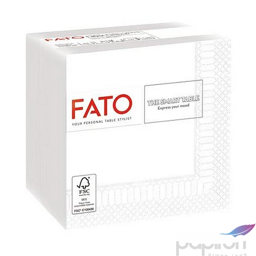 Szalvéta 45661 hajtogatott 24x24cm FATO Smart Table fehér