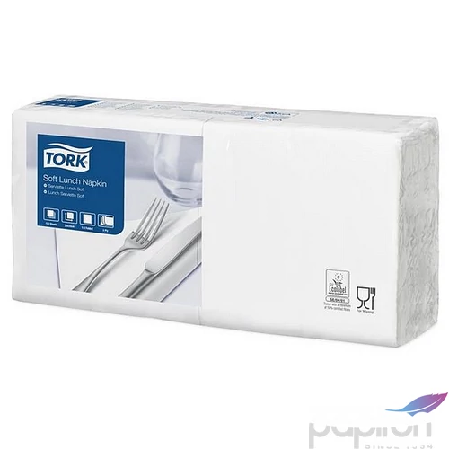 Szalvéta 45661 hajtogatott 3 2 rétegű 32,5x32,8cm Advanced TORK Soft Lunch