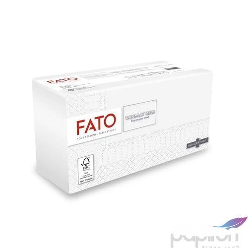Szalvéta 45665 hajtogatott 33x33cm FATO Smart Table fehér