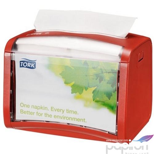 Szalvéta adagoló TORKxpressna N4 rendszer 155x201x150 mm piros