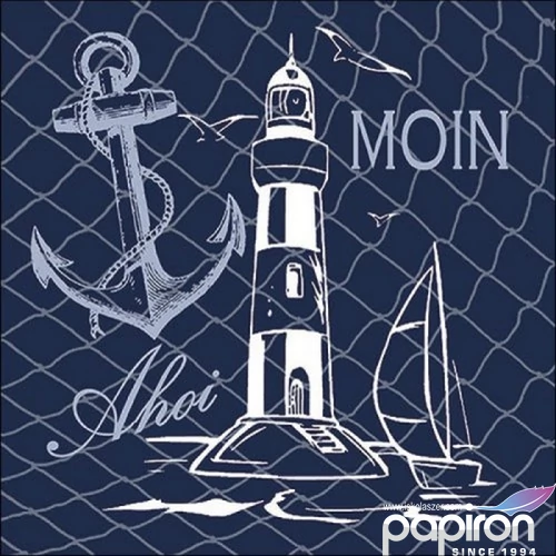 Szalvéta Ambiante Ahoi papír papírszalvéta 33x33cm,20db-os