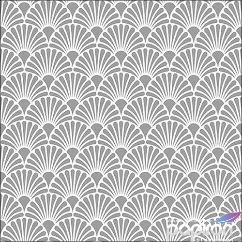 Szalvéta Ambiante Art Deco Silver White papírszalvéta 33x33cm,20db-os