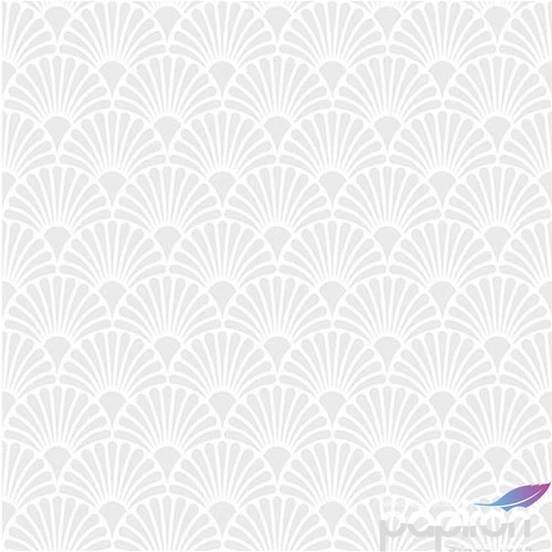 Szalvéta Ambiante Art Deco White/pearl papír papírszalvéta 33x33cm,20db-os