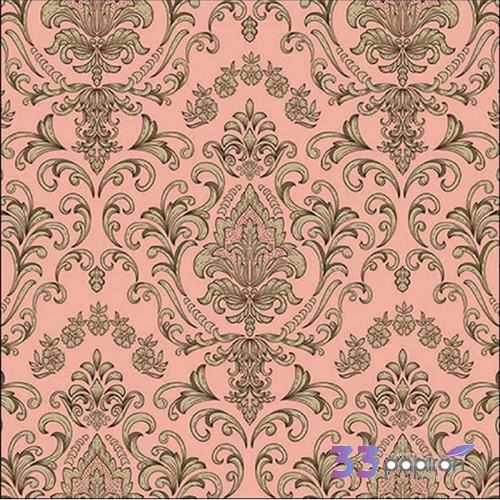 Szalvéta Ambiante Baroque ornament salmon papír papírszalvéta 33x33cm,20db-os