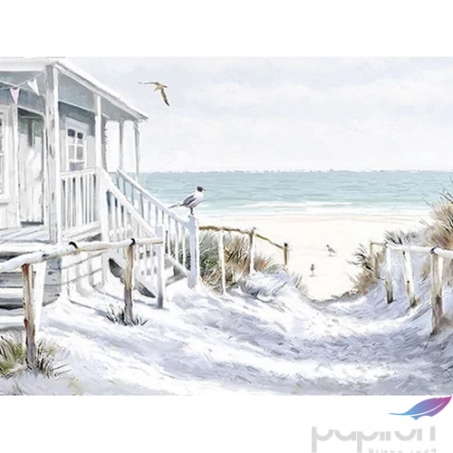 Szalvéta Ambiante Beach Cabin papír papírszalvéta 33x33cm,20db-os