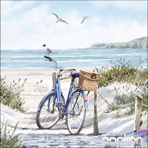 Szalvéta Ambiante Bike at the Beach papír papírszalvéta 33x33cm,20db-os