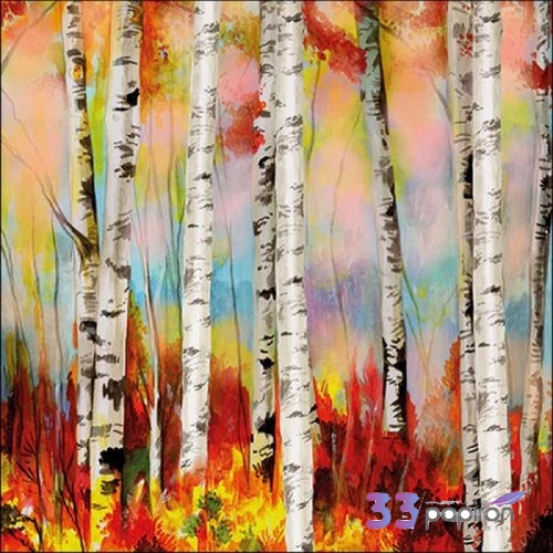 Szalvéta Ambiante Birch forrest papír papírszalvéta 33x33cm,20db-os