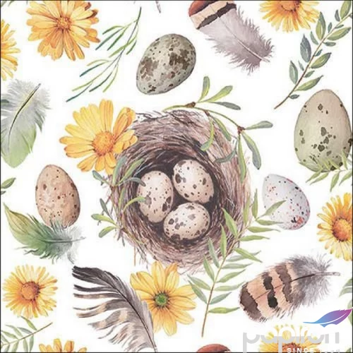 Szalvéta Ambiante Birds nest papír papírszalvéta 33x33cm,20db-os