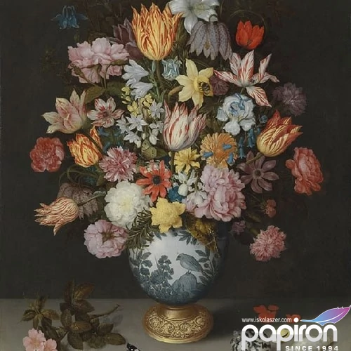 Szalvéta Ambiante Bosschaert:Floral papírszalvéta 33x33cm,20db-os