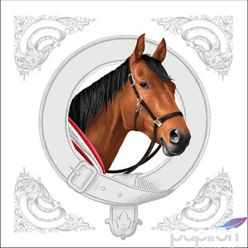 Szalvéta Ambiante Classic Horse papírszalvéta 33x33cm,20db-os