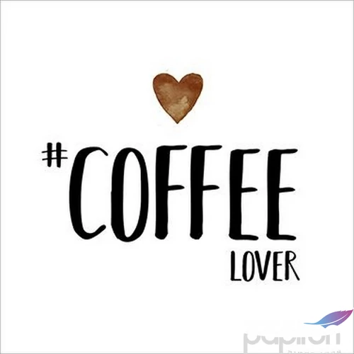 Szalvéta Ambiante Coffee Lover papírszalvéta 33x33cm,20db-os